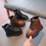 نیم بوت چرمی بندی طرح Brogue - Image 6