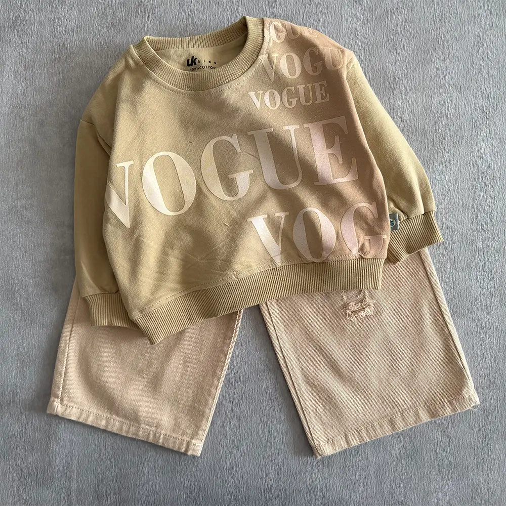 ست بلوز و شلوار کتان برند Vogue