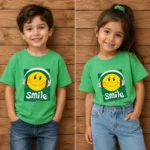 تیشرت استیکر هدفون دار بچگانه وارداتی - Image 4