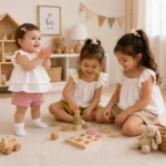 ست تاپ و شلوارک دخترانه عروسکی (پنبه نخ خالص) - Image 2